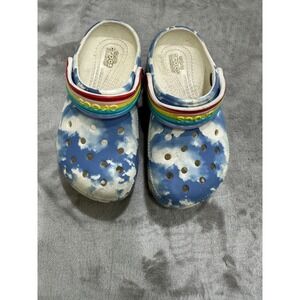CROCS Blue and White Kids clogs c11